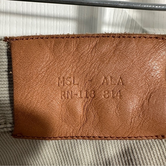 Billy Reid size 34 "5 Pocket Pant" in light tan, cotton, casual, weekend - Picture 9 of 12